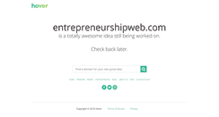 Desktop Screenshot of entrepreneurshipweb.com