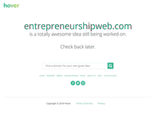 Tablet Screenshot of entrepreneurshipweb.com